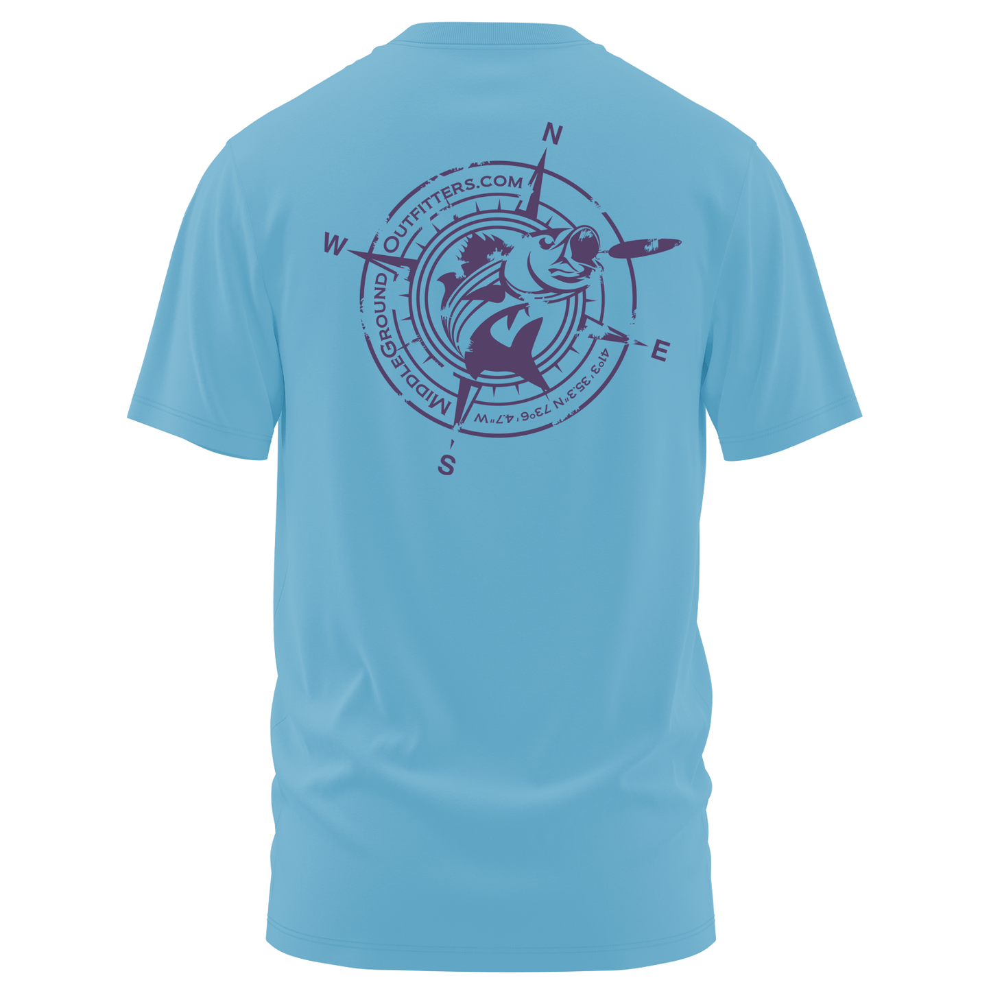 Performance short sleeve t-shirt - Sky Blue