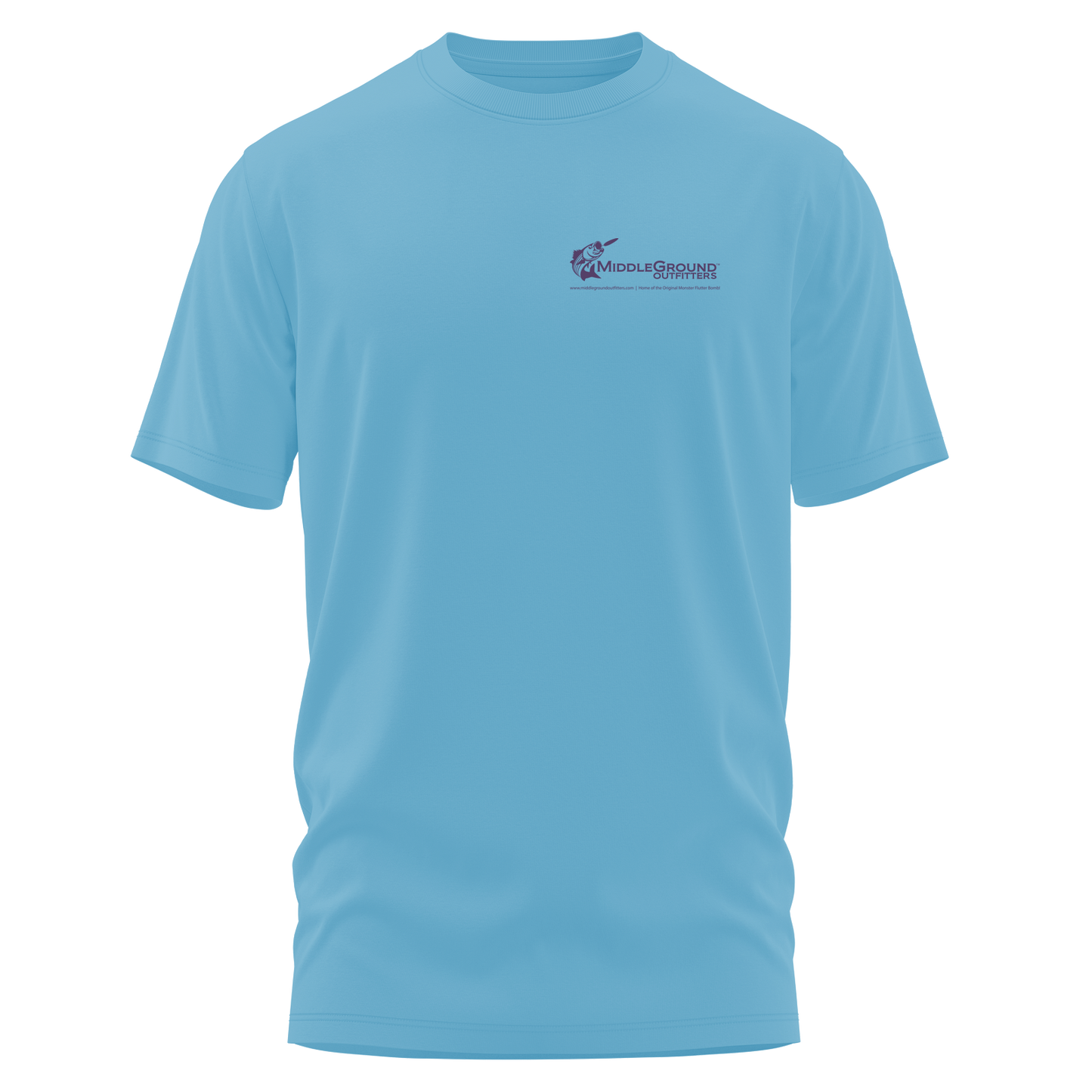 Performance short sleeve t-shirt - Sky Blue